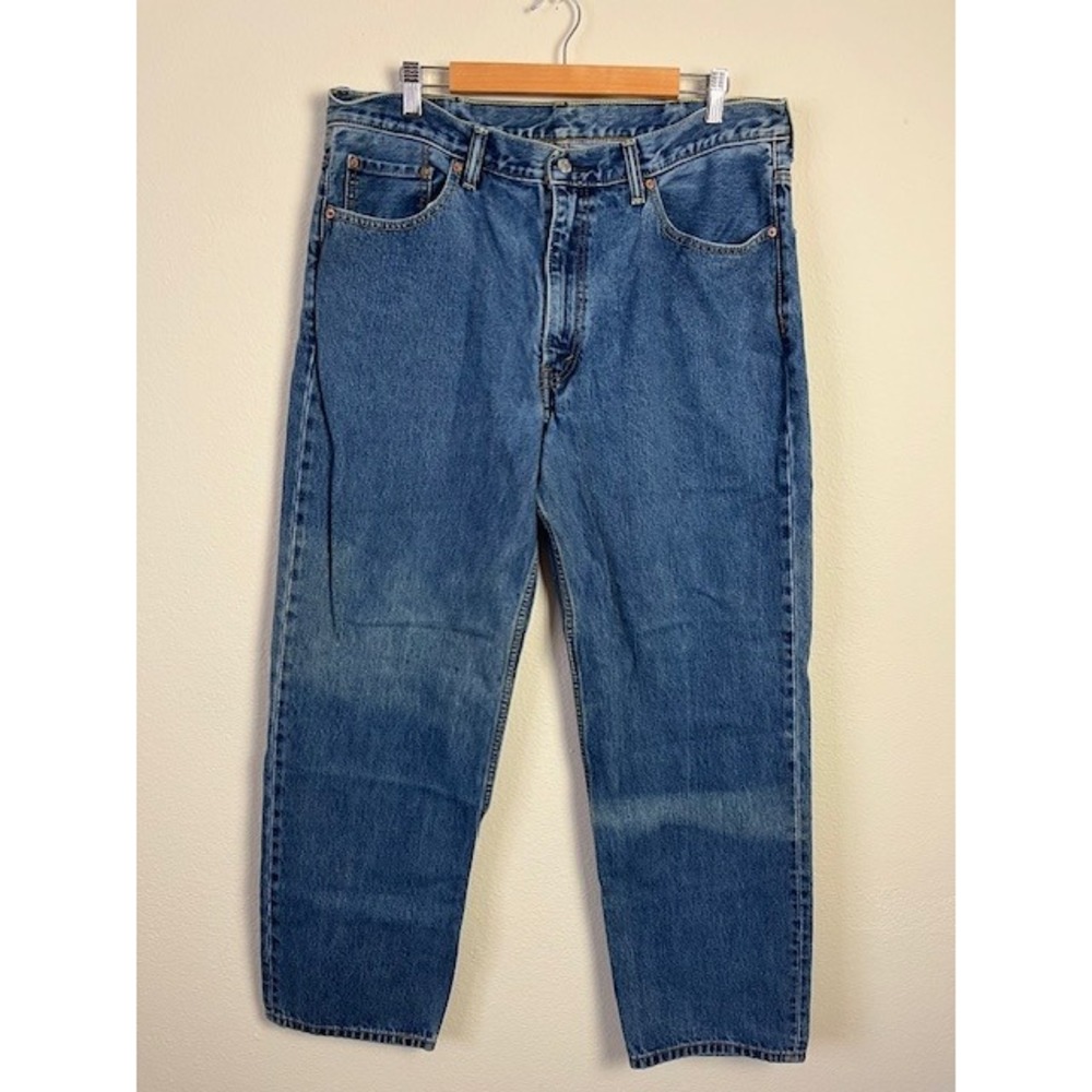 Levi's 550 Vintage Worn Men's 38x32 Relaxed Fit Jeans Blue Denim Casual‎